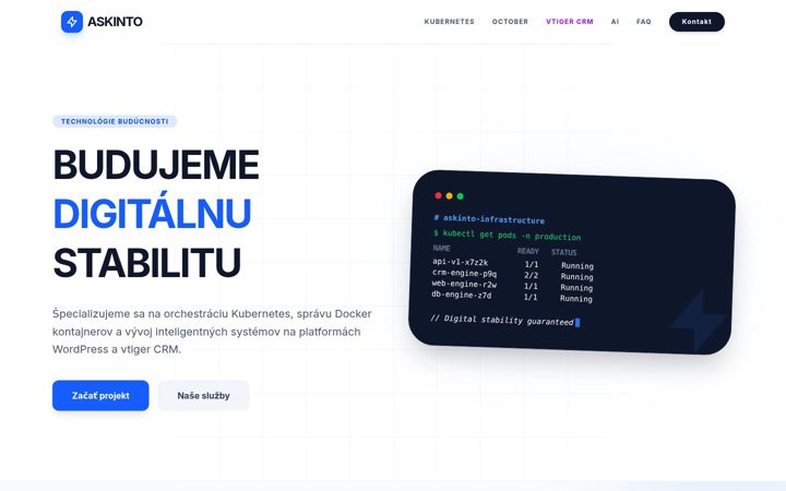 Screenshot of askinto.eu
