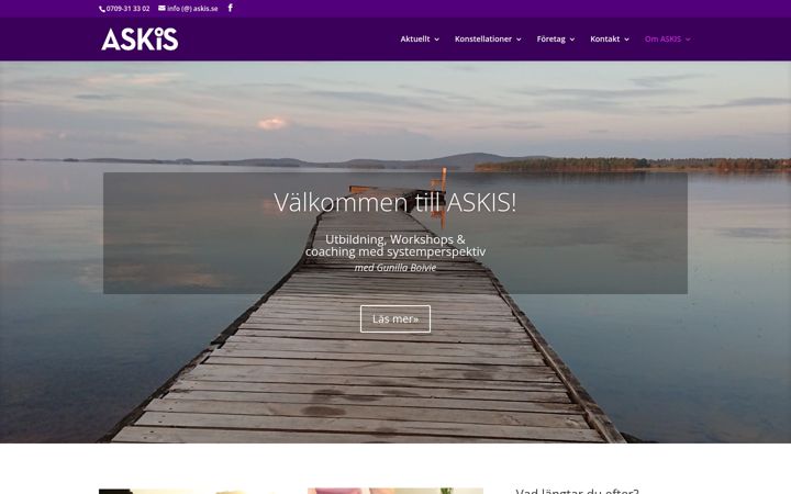Captura de ecrã de askis.se