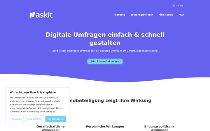 Screenshot of askit-app.de
