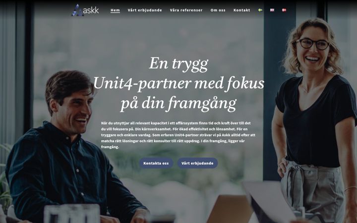 Screenshot of askk.se