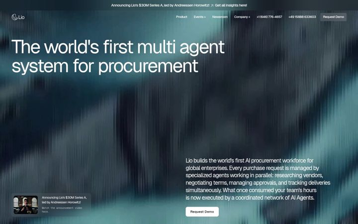Screenshot of asklio.ai