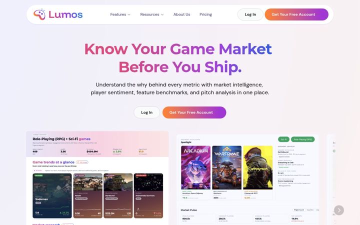 Screenshot of asklumos.com