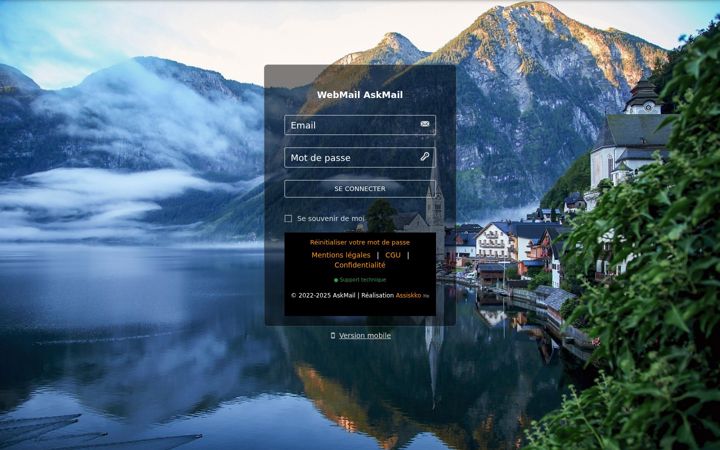 Screenshot of askmail.fr