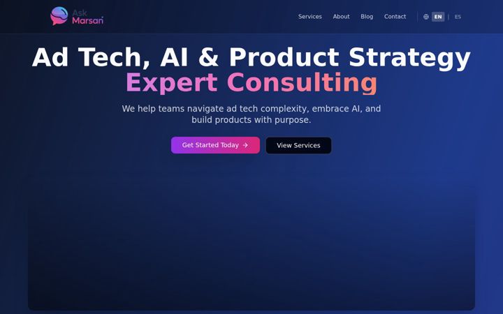 Screenshot of askmarsan.com