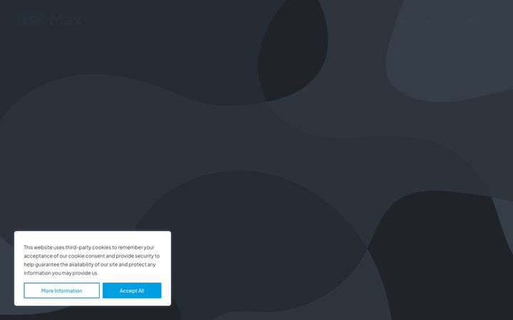 Screenshot of askmax.je