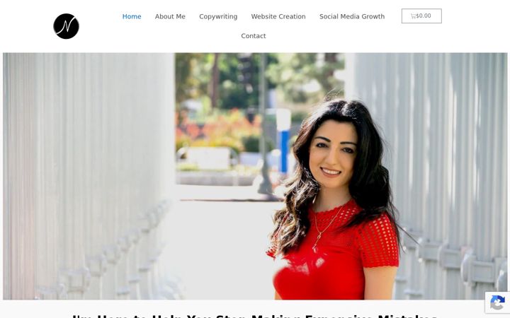 Screenshot of asknarina.com
