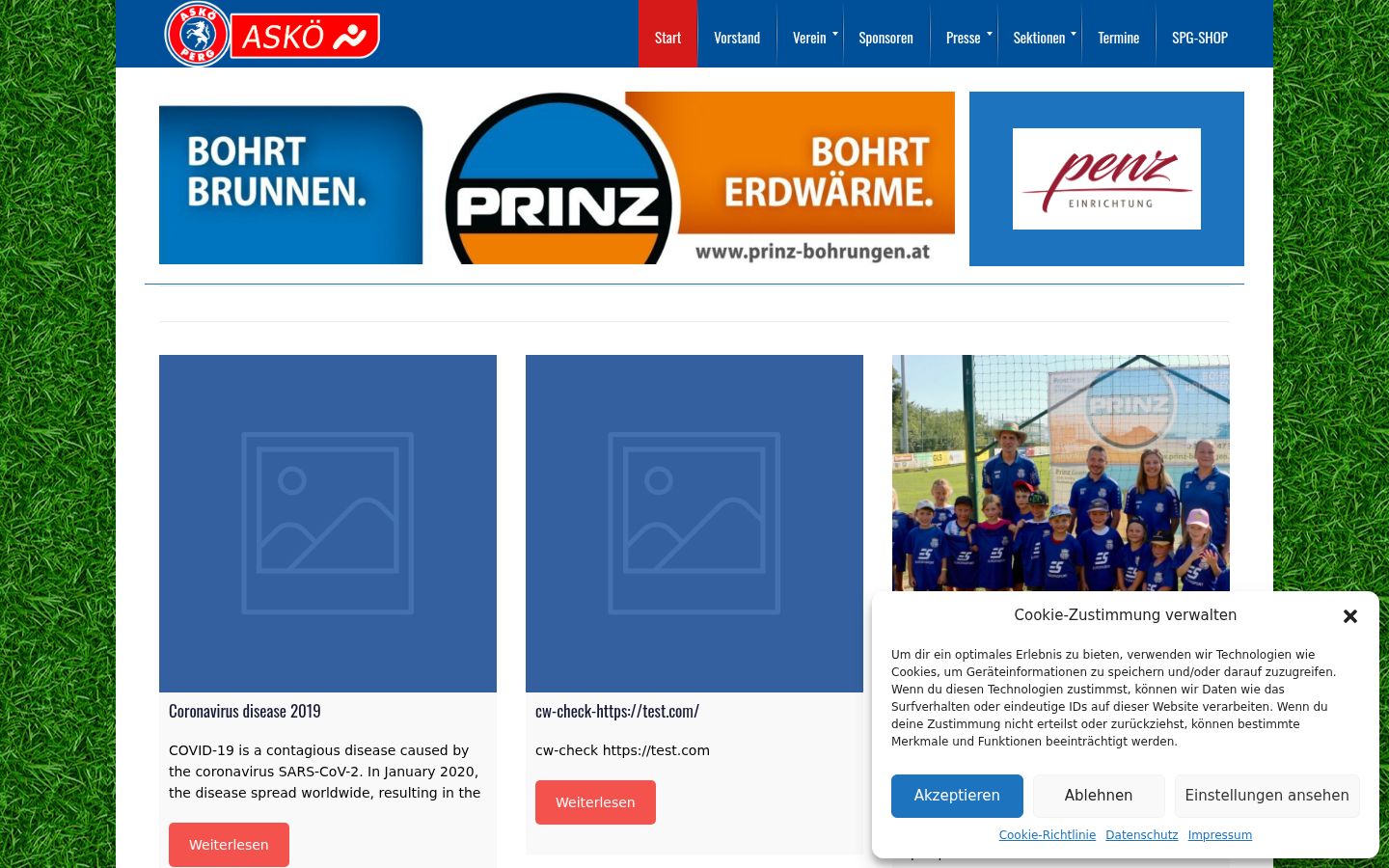 Sutikimo reklamjuostės, rodytos prieš bet kokią sąveiką, ekrano kopija