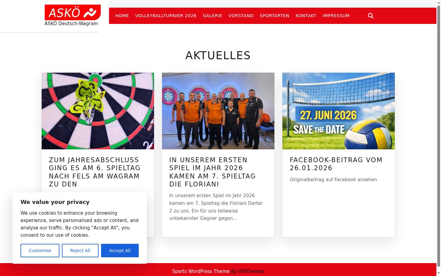 Zrzut ekranu banera zgody wyświetlanego przed jakąkolwiek interakcją