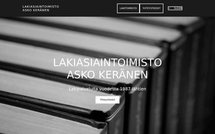Captura de ecrã de askokeranen.fi