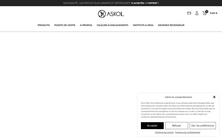 Ekraanipilt saidist askol-cosmetics.com