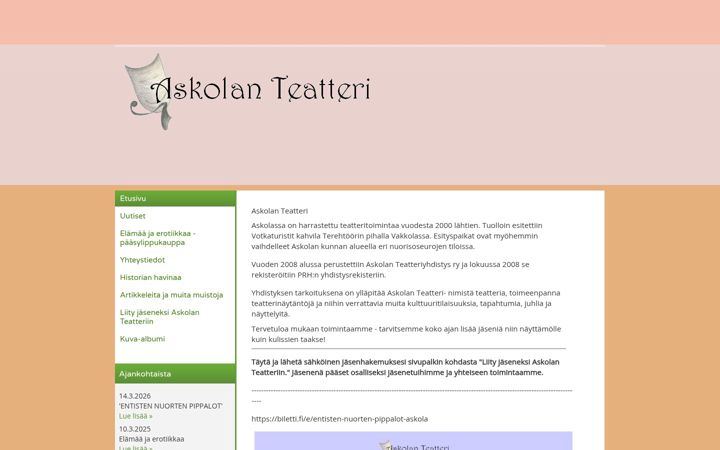 Screenshot of askolanteatteri.fi