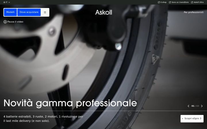 Screenshot of askollelectric.com