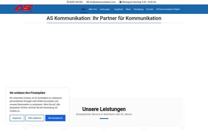 Ekraanipilt saidist askommunikation.com