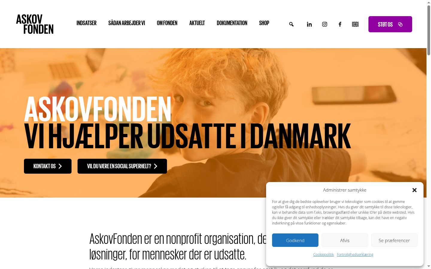 Screenshot tal-banner tal-kunsens muri qabel kwalunkwe interazzjoni
