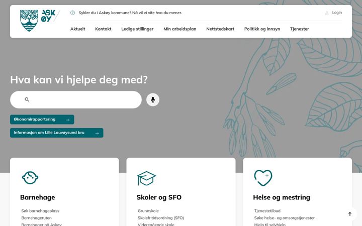 Screenshot of askoy.kommune.no