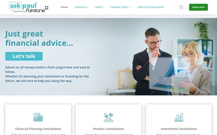 Screenshot of askpaul.ie