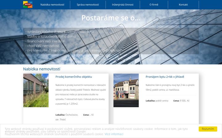 Screenshot of askreal.cz