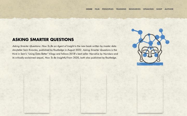 Screenshot of asksmarterqs.com