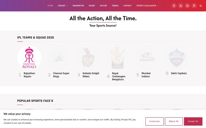 Screenshot of asksportsinfo.com