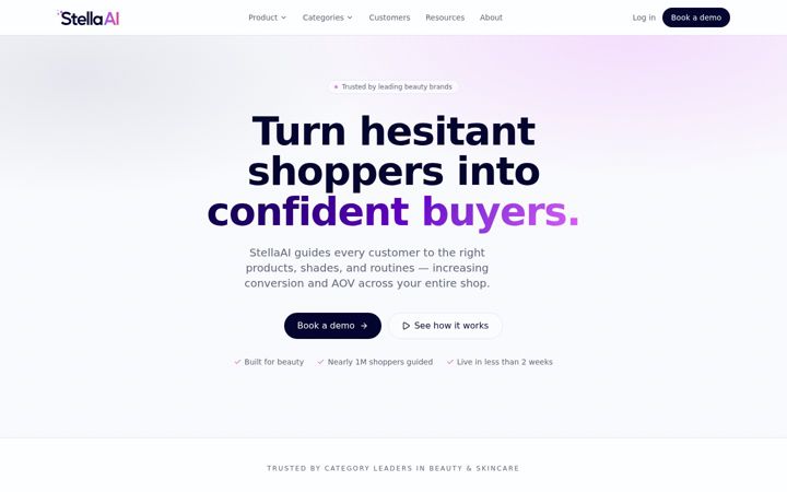 Screenshot of askstella.ai
