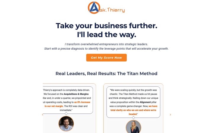 Screenshot of askthierry.com.br