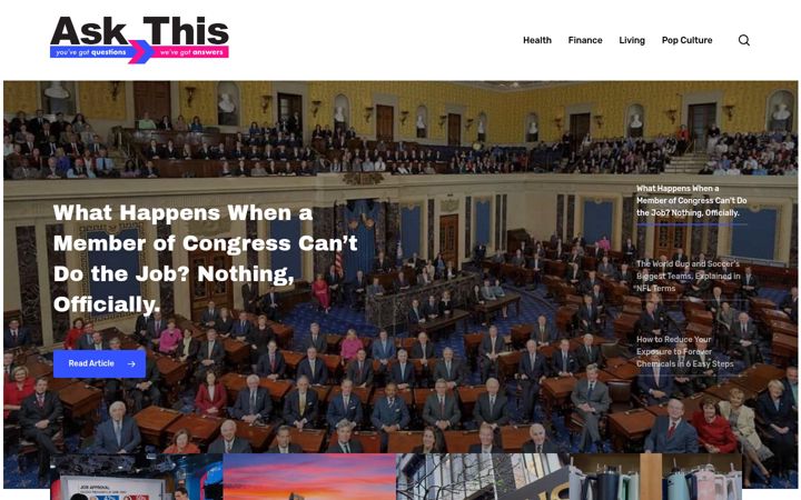 Screenshot of askthis.co