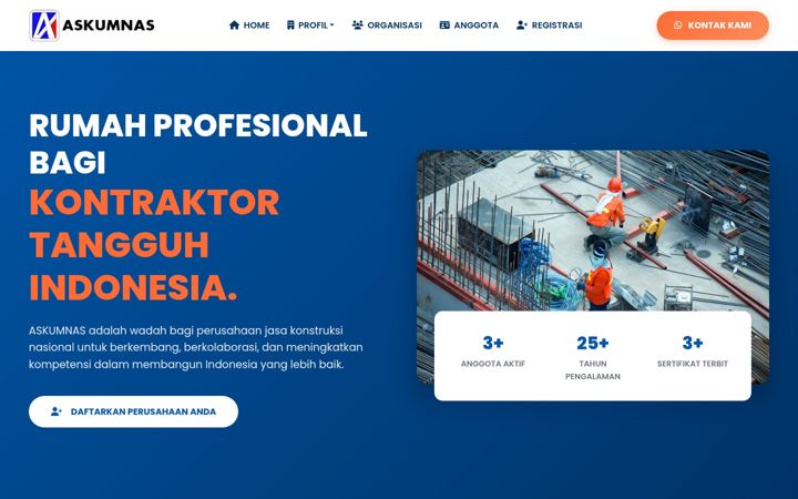 Screenshot of askumnas.id