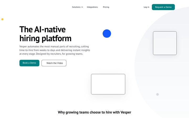 Screenshot of askvesper.com
