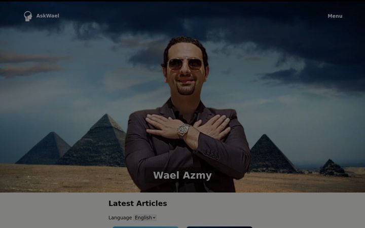 Screenshot of askwael.com