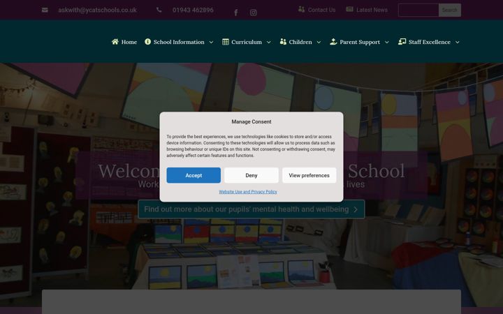 Screenshot of askwith.n-yorks.sch.uk