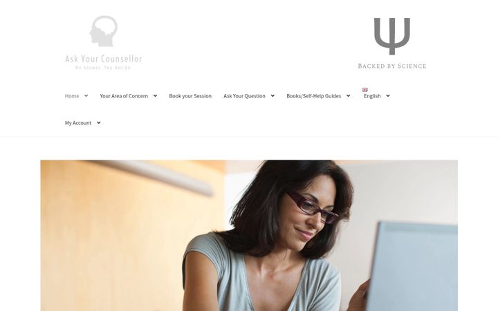 Snímek obrazovky askyourcounsellor.com