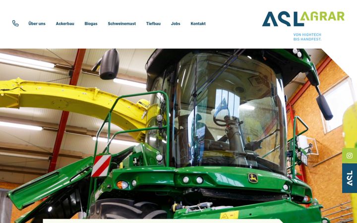Snímek obrazovky asl-agrar.de