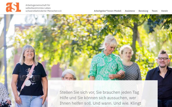 Screenshot of asl-berlin.de