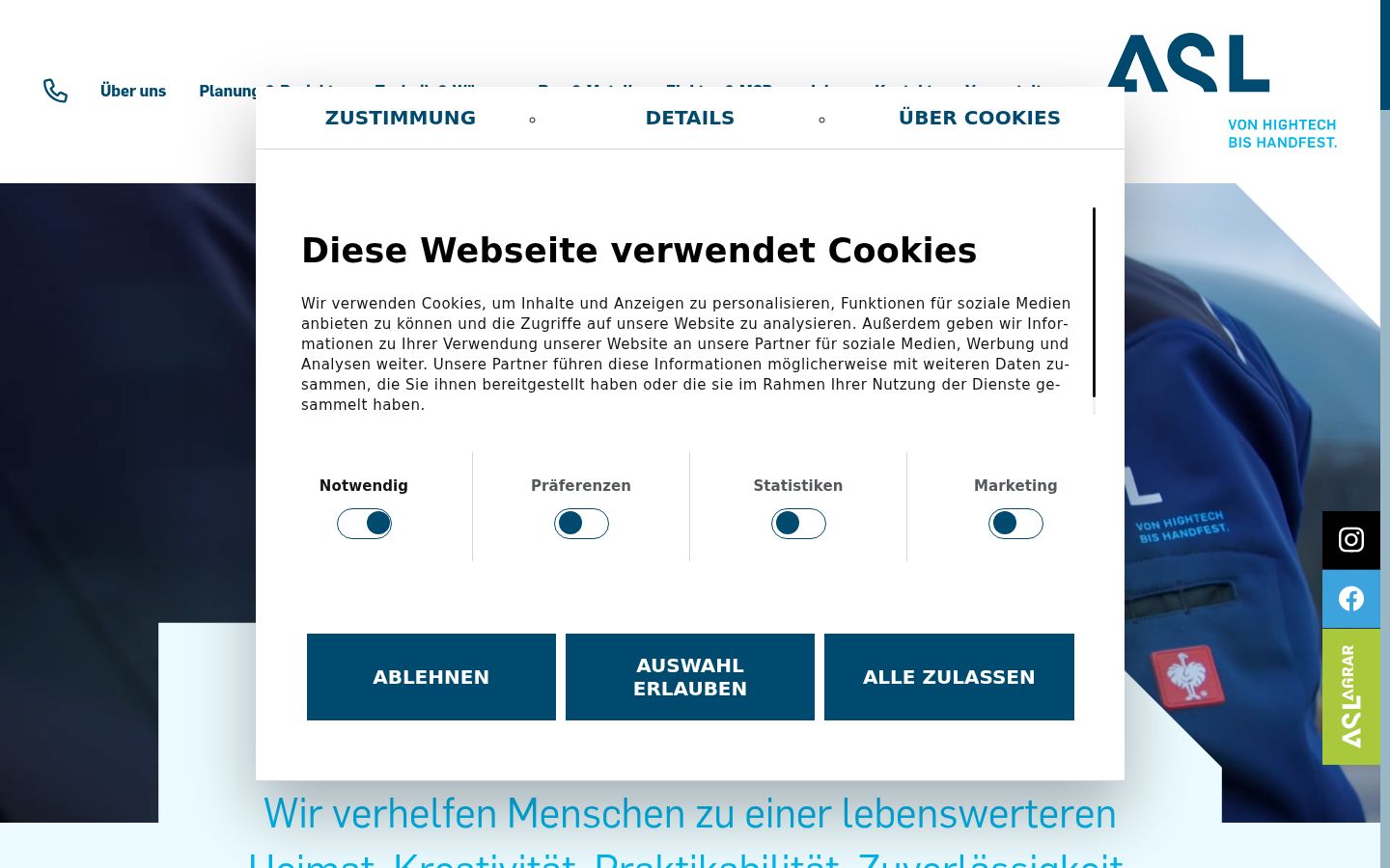 Screenshot tal-banner tal-kunsens muri qabel kwalunkwe interazzjoni