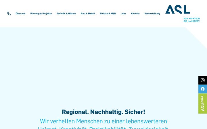 Screenshot of asl-gruppe.de