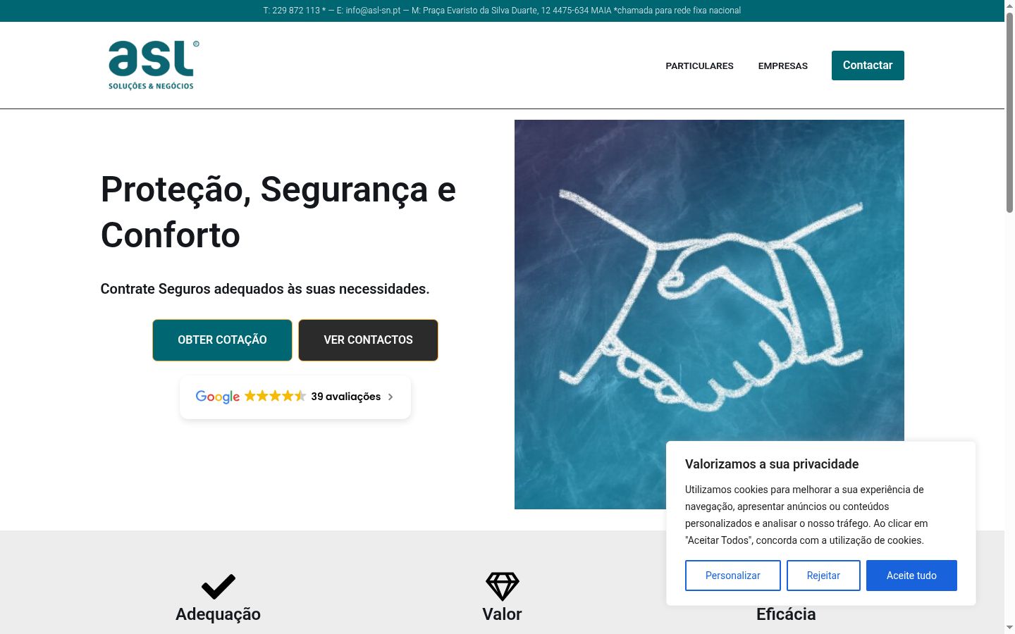 Sutikimo reklamjuostės, rodytos prieš bet kokią sąveiką, ekrano kopija