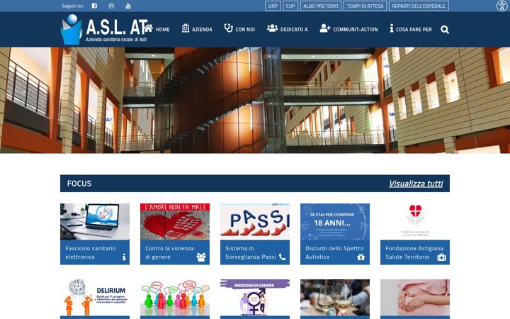 Screenshot of asl.at.it