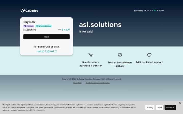 Screenshot of asl.solutions