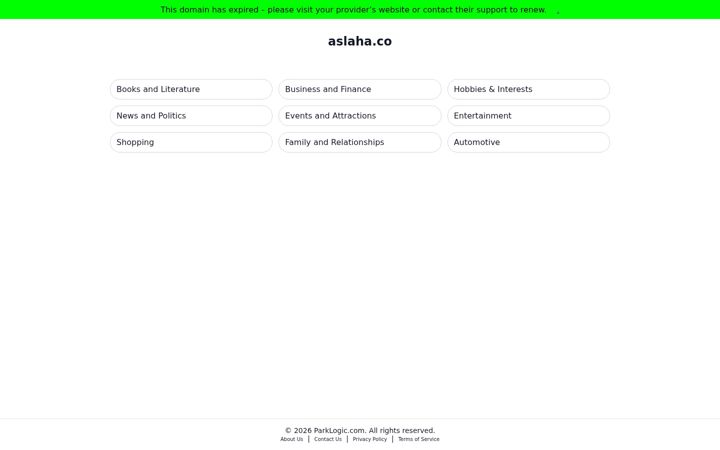 Screenshot of aslaha.co