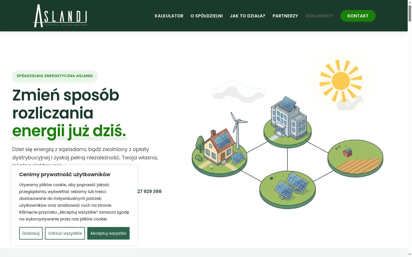 Snímek obrazovky baneru souhlasu zobrazeného před jakoukoli interakcí
