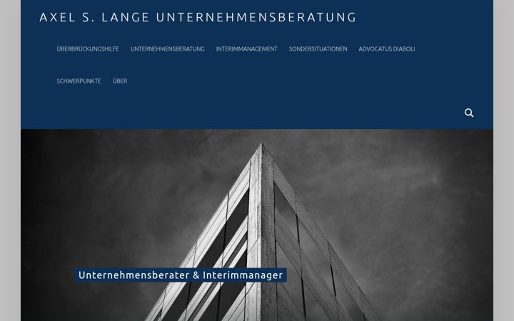Screenshot of aslange.de