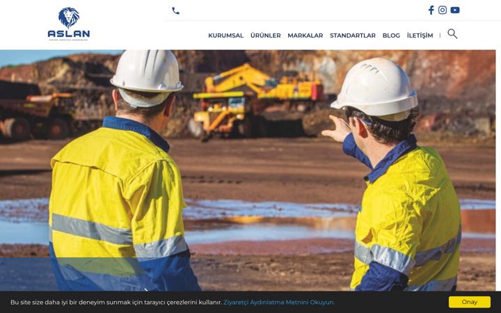 Screenshot of aslanisguvenligi.com.tr