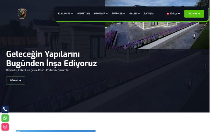Screenshot of aslanyapiprefabrik.com