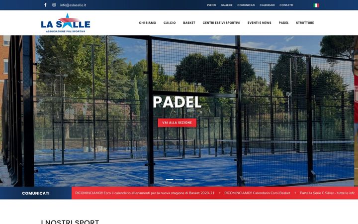 Screenshot of aslasalle.it