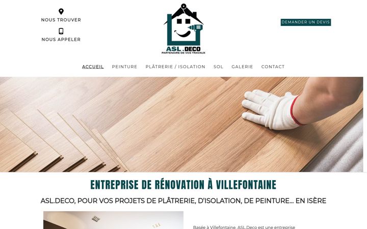 Screenshot of asldeco.fr