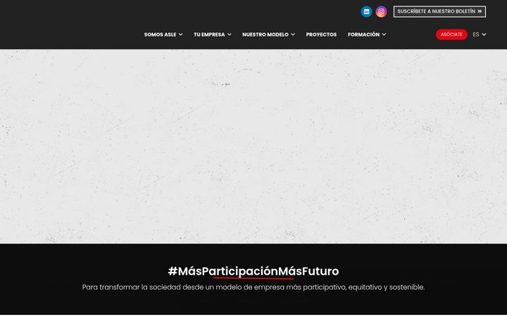 Screenshot of asle.es