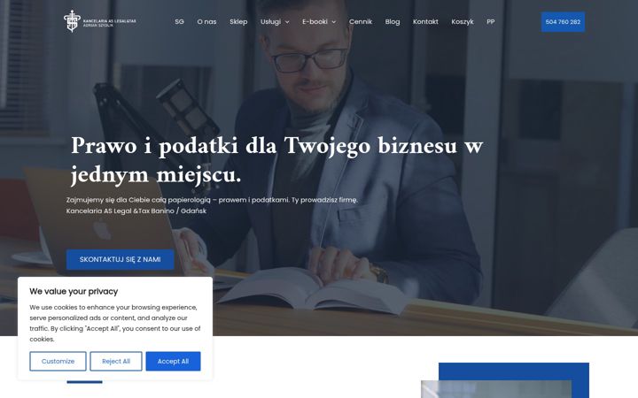 Screenshot of aslegaltax.pl