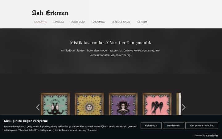 Screenshot of aslierkmen.com