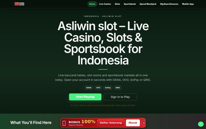 Screenshot of asliwin.online