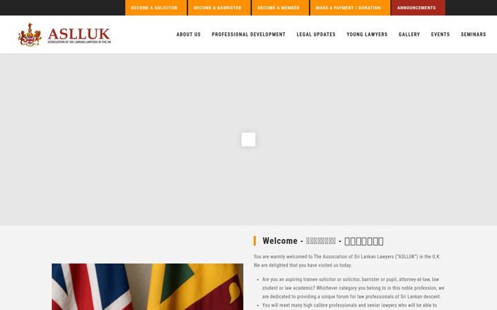 Screenshot di aslluk.uk